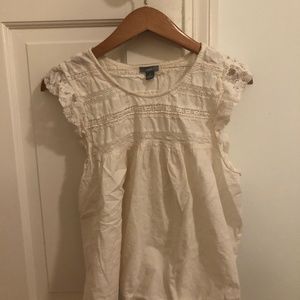 aerie white flowy tank